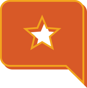 an icon for a reviews page